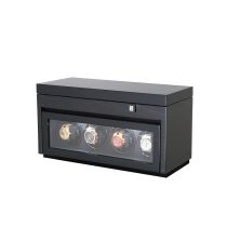 Paul Design Watch Winder Gentlemen 4+6 Black Apricot 20055