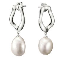 Thomas Sabo H2322-082-14 Earrings with Pearl Natural Beauty Silver Ladies