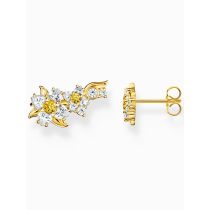 Thomas Sabo H2324-414-4 ear studs flower gold plated Ladies