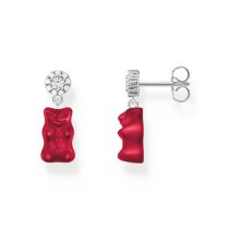 Thomas Sabo H2330-052-10 ear studs with red goldbears silver Ladies