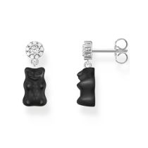 Thomas Sabo H2330-052-11 ear studs with black goldbears silver Ladies