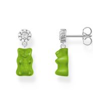 Thomas Sabo H2330-052-6 ear studs with green goldbears silver Ladies