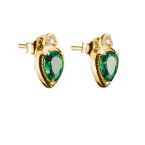Thomas Sabo H2333-971-6 Stud earrings Drop Elyndra Gold-plated 12,0 mm Ladies