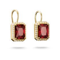 Thomas Sabo H2338-414-10 Earrings Red octagonal stones Gold-plated Ladies