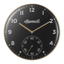 Ingersoll IC003GB Wall clock with small second in retro look 30 cm