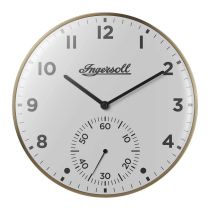 Ingersoll IC003GW Wall clock with small second in retro look 30 cm