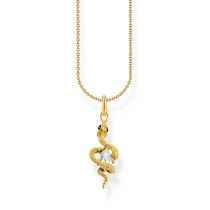 Thomas Sabo KE2300-565-14-L45V Gold-plated Necklace With Tempting Romance Snake Pendant Ladies