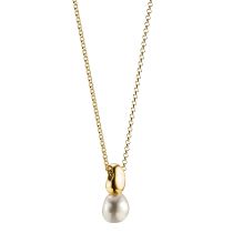 Thomas Sabo KE2318-430-14-L45V Necklace with pearls-Pendant Natural Beauty Gold-Plated Ladies