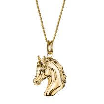 Thomas Sabo KE2342-414-39-L50V Necklace Horse head Elyndra Gold-plated Ladies