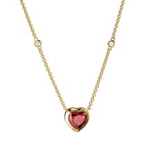 Thomas Sabo KE2365-414-10-L50V Necklace Heart Pendant Elyndra Gold-plated Ladies