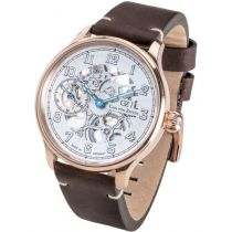 Carl von Zeyten CVZ0021RWH Mens Watch Lahr Automatic 45mm 3ATM