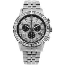 Louis XVI LXVI1131 Mens Watch Majesté Iced Out Baguette 43mm 5ATM