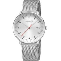 Mondaine MLE.41210.SM Mens Watch Doppio 41mm 5ATM 