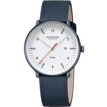 Mondaine MLE.41910.LQV Mens Watch Doppio Solar 41mm 5ATM 