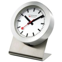 Mondaine A660.30318.81SBB mmagnetic silver wall clock, table clock, kitchen clock 50 mm