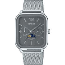 Casio MTP-M305M-8AVER Mens Watch Timeless Collection Moonphase 34mm 5ATM 