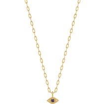 ANIA HAIE N039-02G-L Evil Eye Ladies Necklace, adjustable