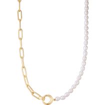 ANIA HAIE N043-01G Pearl Power Ladies Necklace, adjustable
