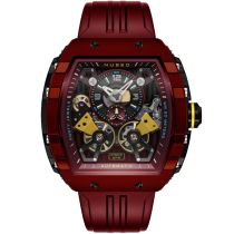 Nubeo NB-6100-04 Mens Watch Magellan Double Barrel Automatic 48mm 5ATM