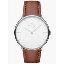 Nordgreen NR40SILEBRXX Mens Watch Native 40mm 3ATM 