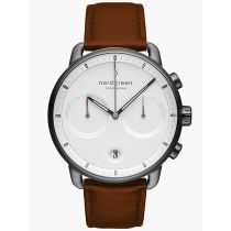 Nordgreen PI42GMLEBRXX Mens Watch Pioneer Chronograph 42mm 10ATM 