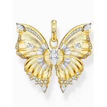 Thomas Sabo PE984-414-14 charms - butterfly with stones gold plated Ladies