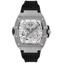 Philipp Plein PWJFA0925 Mens Watch The $keleton Frosted Automatic 44mm 5ATM 