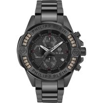 Philipp Plein PWWFA0725 Mens Watch The $kull Chrono 45mm 5ATM 