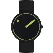 Picto R44023-R006 Manta Ray Black and Paradise Green 40mm ATM 