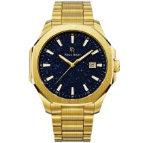 Paul Rich PR-46699 Mens Watch Mercer Aventurine Goldline Blue 40,5 mm 5ATM 