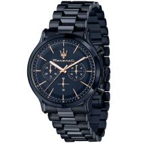 Maserati R8873618032 Mens Watch Epoca Blue Edition Chronograph 42mm 10ATM
