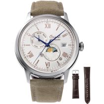 Orient RA-AK0808S30B Mens Watch Bambino Sun & Moon Limited Edition 41mm 3ATM 