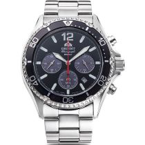 Orient RA-TX0202B10B Mako Chronograph Solar Mens Watch 43mm 20ATM