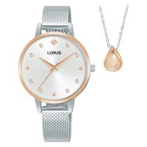 Lorus RG288XX9 Ladies Watch Set With Necklace 32mm 