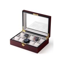 Rothenschild Watch Box RS-1087-10C for 10 Watches Cherry