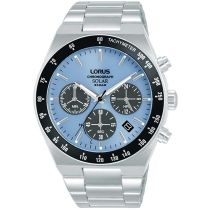Lorus RZ525AX9 Mens Watch Sports Solar Chronograph 42mm 10ATM