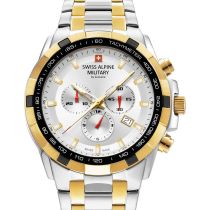 Swiss Alpine Military 7043.9142 Star Fighter Chronograph Mens Watch 47mm 10ATM