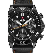 Swiss Military SM34101.08 Mens Watch Military XL Chronograph 46mm 10ATM