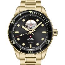 Swiss Military SMA34106.14 Mens Watch Automatic Open-Heart Diver