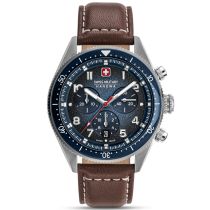 Swiss Military Hanowa SMWGC0003802 Mens Watch Greyhound Chrono 43mm 10ATM 