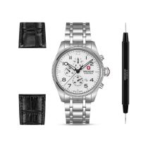 Swiss Military Hanowa SMWGI0005701-SET Mens Watch Thunderbolt Northern Night Chronograph Set 43mm 10 ATM
