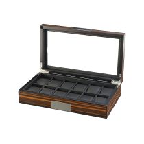 Rothenschild watch box RS-2377-12EB for 12 watches ebony