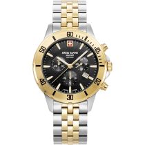 Swiss Alpine Military 7024.9147 Mens Watch Cruiser Chronograph 44mm 10ATM 