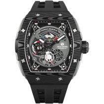 Tsar Bomba TB8210CF2-01 Mens Watch Elemental Carbon Automatic 46mm 5ATM