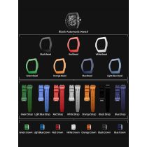 Tsar Bomba TB8218(1+7)FKM-03 Mens Watch Atomic Combo Interchangeable Automatic Watch 45mm 10ATM 