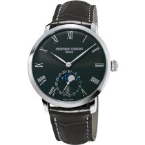 Frederique Constant FC-705GR4S6 Mens Watch Slimline Manufaktur Moonphase 42mm 3ATM 