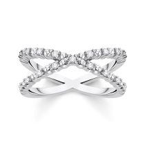 Thomas Sabo Ladies Ring TR2318-051-14-58 balls size 58