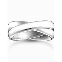Thomas Sabo TR2490-001-21-64 Ladies Ring - Duo narrow silver