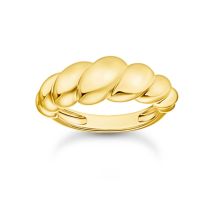 Thomas Sabo TR2494-413-39-56 ring - organic forms gold plated Ladies