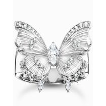 Thomas Sabo TR2495-051-14-56 Cocktailring butterfly silver Ladies